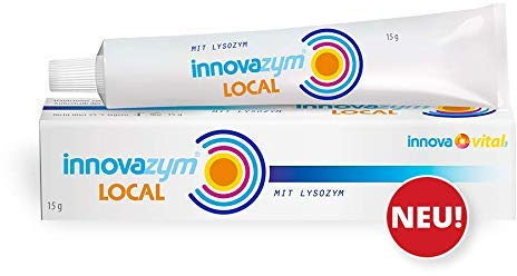 innovazym Local Hautcreme mit Lysozym | Verbrennungen, Sonnenbrand, Pickel,Neurodermitis