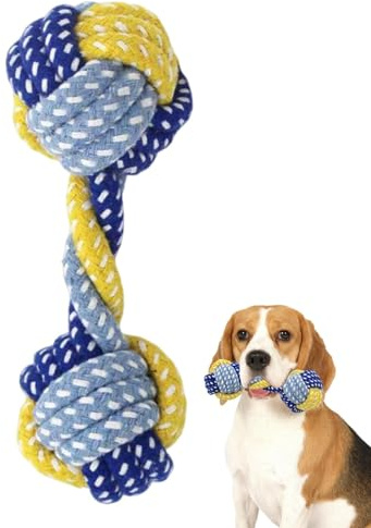 Kasmole Jouet en Corde pour Chien, en Corde pour Grands Chiens, Jouet interactif pour Chien de tir à la Corde en Coton résistant aux morsures, Jouet pour Chien Tug of War, interactifs en