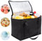 Sporgo 35L Kühltasche Groß Einkaufstasche: Faltbare Thermotasche Wiederverwendbar Isoliertasche, Picknick Kühlbeutel Lunchtasche, für Lebensmitteltransport, Grillen, Camping, Wandern