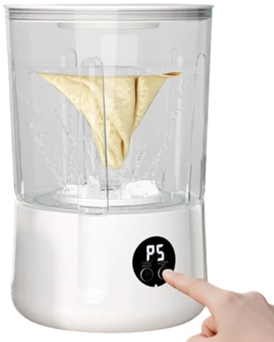 Lavadoras de ropa portátiles | Lavadora de viaje de 2 litros pequeña | Limpiador de ropa recargable Suministros de limpieza para camping, playa, apartamento al aire libre, hogar, hotel, RV dormitorio