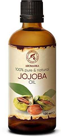 Jojobaöl 100ml - Jojoba Öl - Simmondsia Chinensis aus Argentinien - Kaltgepresst - Rein & Natürlich - Trägeröl - für Haut - Körperpflege - Haarpflege - Trockenes Haar - Spliss Entferner