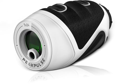 PEAKPULSE 1200 Yards Mini Small Light‌ Golf Range Finder 6oz for Golfer and Hunter Rangefinder HDLCD 7X Magnification Rechargeable Angle Compensation Men Women Girl Boy