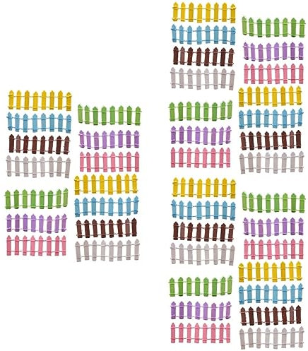 BESPORTBLE 42 Pièces clôture pour jardin décoration de jardin accessoire jardinage accessoires jardinage mini clôture faite à la main micro paysagère Pliable plantes succulentes