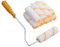 KITANDOVE Extendable Latex Paint Roller Brush Set 21pcs Paint Roller Brush Washable Nap for Wall Painting and Staining