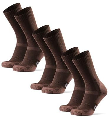 DANISH ENDURANCE Vandringsstrumpor, Merinoull, 3-pack, Oak Brown - 3 Pack, 48-51