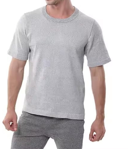 JMbpkduHs Clottes De Protection Anti-Coupe à 5 Niveaux - Chemise à Manches Longues à Longs Shorts - Hommes Vêtements D'autodéfense De Perforation en Plein Air en Plein Air,G-L