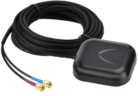 Superbat Antenne GPS BeiDou 4G LTE Magnétique Triple Fonction Antenne Voiture Spécialement Conçue pour Les Terminaux De Navigation Automobile Et Les Systèmes Routeurs Amplificateurs