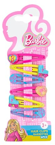 Barbie Fermagli per capelli per bambini, set da 6 pezzi