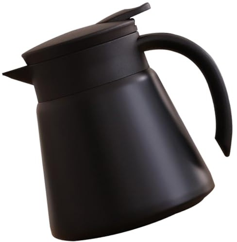 Pichet à café isotherme de 680 ml, cafetière thermique étanche, théière en acier inoxydable de qualité alimentaire, flacon sous vide à double paroi, garde au froid/au chaud 12 24 heures