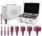 QUEFORET Diamant Fliesenbohrer Set 10 Stücke - 8 Stücke 6/6/6/20/25/32/35/50mm Trockenbohrkronen, 1 Stück 6mm Hartmetallbohrer, 1 Stück 35mm Fasenbohrer für Fliesen Keramik Porzellan Marmor Granit