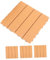 WOONEKY 4pezzi Piastrelle Interbloccabili Per Decking Per Pavimento Decorativo Imitazione Per e Facile Installare e Resistente Al Sole