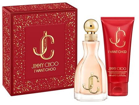Jimmy Choo, Want Choo Gift Set: Eau de Parfum 60 ml and Body Lotion 100 ml