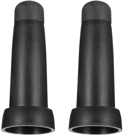 Puntas de Paraguas de Goma Resistentes Abrasión y Golpes, Accesorios para Paraguas de Caña Largo, Pack de 2 Piezas para Reparación y Protección