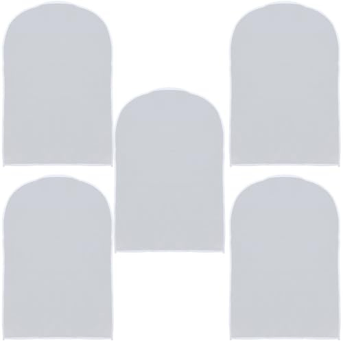 DRESSOOS 5 Pièces Paquet en Plastique pour Vêtements Suspendus Housses Lavables pour Rangement Domestique et Protection des Manteaux