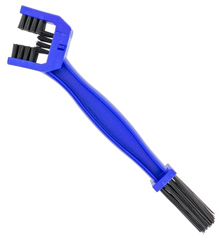 Brosses de Nettoyage pour Vélos et Motos, Brosse à Chaîne pour Vélos et Motos pour enlever la saleté, Brosse en nylon robuste, Entretien des motos, Kit de brosses de nettoyage, Nettoyeur de Chaîne