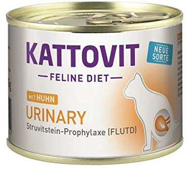 KATTOVIT - Nourriture Humide Urinary pour Chats | Nourriture Humide pour Chat comme Nourriture complète dans la boîte | Nourriture diététique pour Chats Adultes souffrant de Maladies des Voies