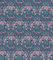 Rasch Tapete 710038 - Dunkelblaue Vliestapete mit Blättern in Hellblau und Blumen in Rosa und Weiß aus der Kollektion Sophia - 10,05m x 0,53m (LxB)