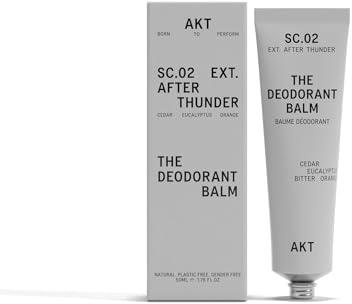 AKT Deodorant Balm 1.7 Fl Oz, Natural Deodorant for Men and Women, Award-Winning, Multi-use, Cream Deo Without Aluminum, Sc.02 After Thunder, Plastic Free, All Genders