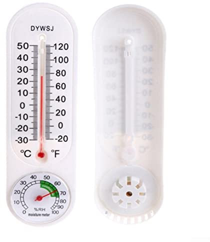 Termómetro para exterior, termómetro para colgar en la pared, higrómetro, temperatura para interior y exterior, jardín, oficina, resistente a la intemperie