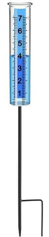 CAMEIRGOU Outdoor Rain Gauge, Garden Water Rain Measure, Accurate Garden Rain Gauge For Yard With Stake, Adjustable Rain Measure Gauge For Garden, Rain Water Meter Measuring Cup For Yard, Lawn