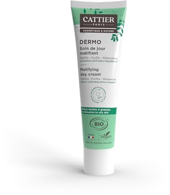 CATTIER Bio-Mattierende Tagespflege – Gesicht – Mischhaut bis fettige Haut, 40 ml