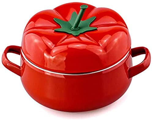 FHPEWXDG Cazuela de cerámica Olla de Barro Utensilios de Cocina de cerámica Cazuela Ovalada Cazuela de Hierro Fundido Cazuela Holandesa con Tapa Olla para guisar