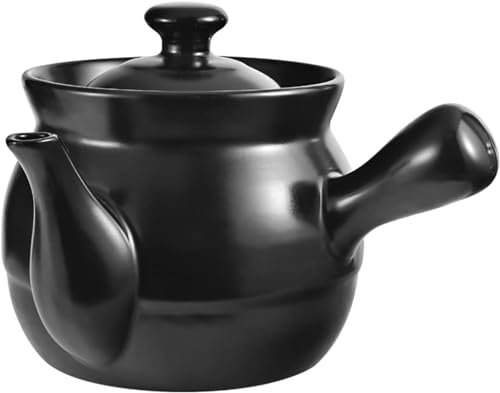 Olla de cerámica para medicina tradicional china, olla de medicina de alta temperatura, olla de porcelana para guiso, 001, 2,6 L (1 4 L)