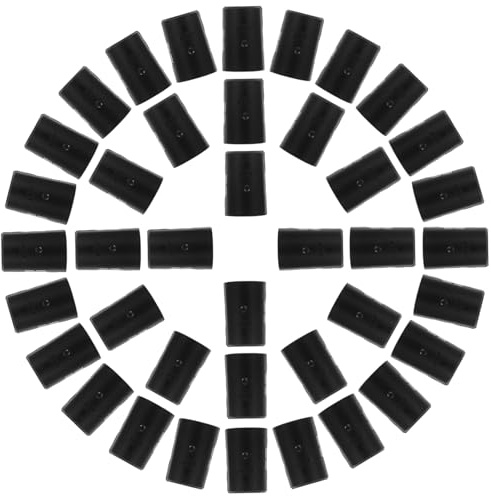 HEATSHAKING 25sets Clip Per Ripiani in Filo Metallico Neri Clip Bloccaggio Per Ripiani in Plastica Sostituzioni Per Scaffalature Montanti Per Gestione Organizzata Dei