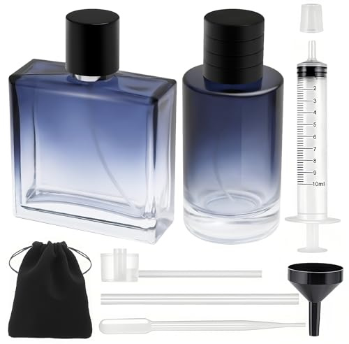 Maxumille 2Pcs 100ml Perfume Atomiser Refillable, Aftershave Spray Bottles