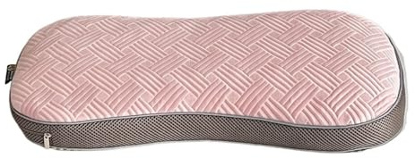 Cuscino di grano saraceno di colore fresco e confortevole per la casa semplice e confortevole per l'estate fresco e confortevole (rosa)