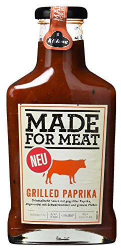 Kühne Grillsauce Made for Meat Grilled Paprika in der Flasche, 1er Pack