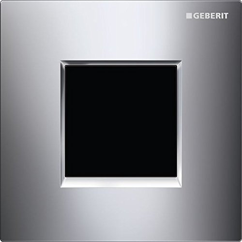 Geberit - Geberit Entladesystem für Urinale mit elektronischem Entladeantrieb, Netzwerk-Service, Blindplatte Serie 30: glänzend verchromt/matt verchromt/glänzend verchromt (116.027.KH.1)