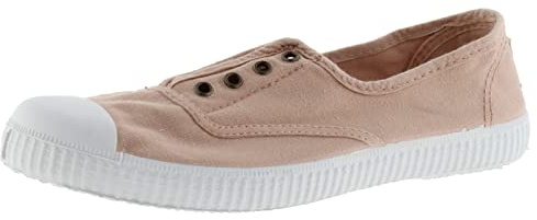 victoria Zapatillas 1915 Lona Tintada DREC & Elástico Central & Refuerzo Puntera 106623 para Mujer Ballet 36