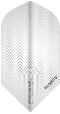 WINMAU Slim Prism Delta White Extra Dicke Dart Flights - 1 Sätze pro Packung (3 Flights insgesamt)