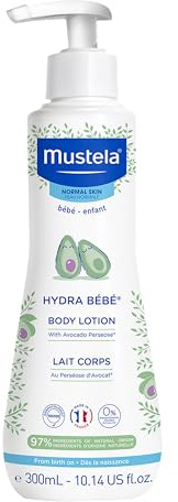 Mustela Hydra Bebe Body Lotion - Daily Moisturizing Baby Lotion with Natural Avocado, Jojoba & Sunflower Oil - 10.14 fl. oz.