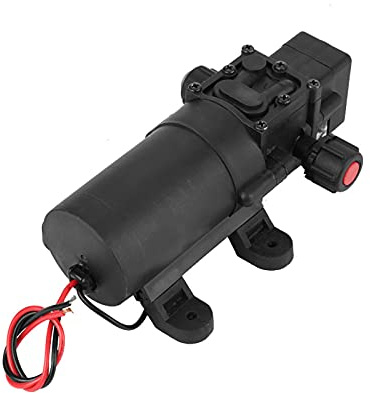 Miskall DC 24V 80W 5.5L/MIN Wasserdruck Membranpumpe Selbstansaugende Pumpe