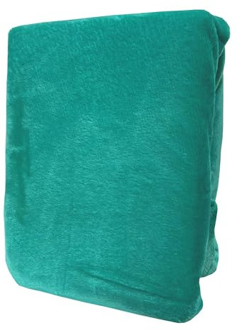 Leonado Vicenti Spannbettlaken Winter extra warm Plüsch Türkis 180x200 / 200x200 kuschelige Premium Cashmere Touch Teddy Bettlaken Fleece Plüsch Betttuch
