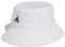 adidas Unisex Classic Cotton Bucket Hat, White / Black, M