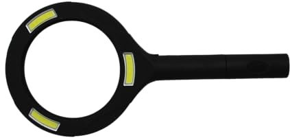 Lupe LED Beleuchtung 5-Fach Vergrößerung Vergrößerungsglas Leselupe Lesehilfe