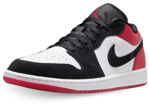 Nike Schuhe Air Jordan 1 Low Se Code IB8971-106 Weiß, Weiß Schwarz Rot, 45 EU