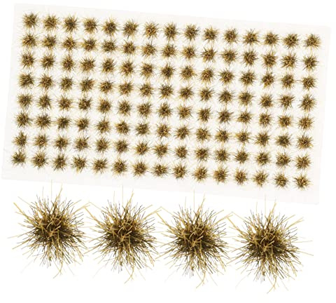 VICASKY Manojo de hierba DIY maquetas hierba para escenario y modelo de ferrocarril plantas realistas para micropaisajes