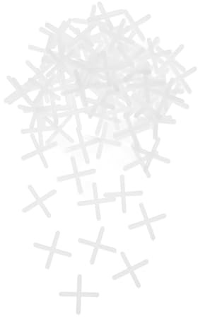 GARVALON 2000pcs Cross Shape Tile Spacers Thick Ceramic Tile Positioning Grout Spacers for Easy Installation and Alignment