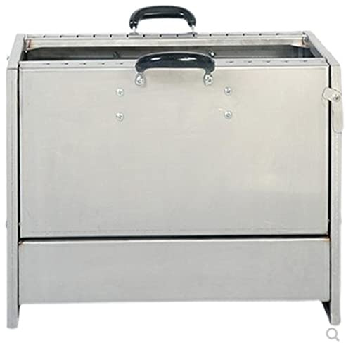 Smokeless Barbecue Grill – Indoor & Outdoor Stainless Steel BBQ Oven with Charcoal Skewers and Hanging Pan for Courtyard Cooking