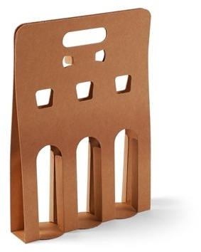 Boîte pour des bouteilles de 33 cl de bières. Pack de 25 unités - L