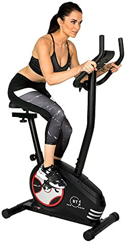 Christopeit Sport Ergometer Fahrrad-Heimtrainer BT 4-24-Stufig, bis 120kg Gewicht, 7kg Magnet-Bremssystem, LCD-Display