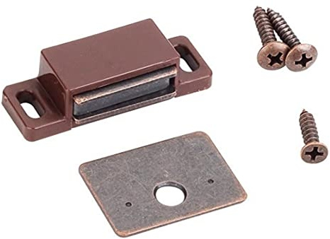 MPJ Single Magnetic Catches Brown/Antique Copper Retail Pack (2)