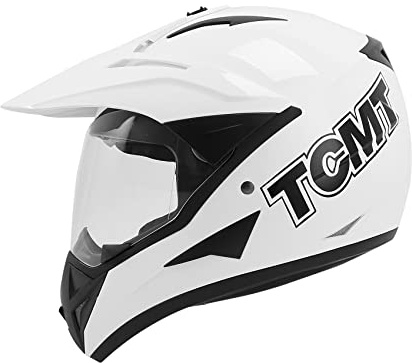 TCMT Motorcycle Dirt Bike Off-Road Motocross ATV Mountain Bike Full Face MX Helmet for Men Women DOT Approved