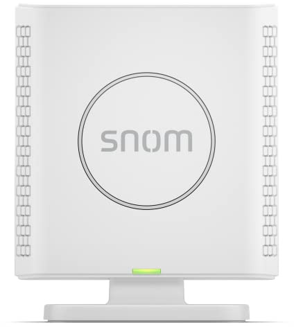 Snom M6 DECT-Repeater Für Schnurlos Erweiterte Reichweite, Kompatibel mit M300/M400/M700/M900, Unterstützt 5 Gespräche, Einzel-/Multizellbasis, Breitband-Audio, 112x90x36mm