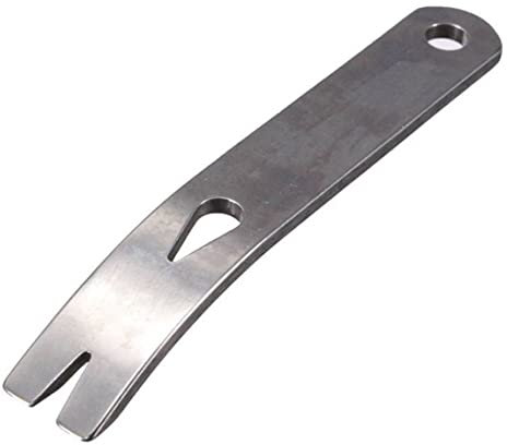 XJKLBYQ Barra di Leva Tascabile Barra di Porco Portatile in Acciaio Inossidabile Utilità Widgy Bar Tool Leva di Apertura Professionale per Piede di Porco di Sopravvivenza Bushcraft