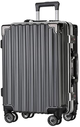 Meoky Handgepäck Handgepäck Handgepäck Hartschalenkoffer PC ABS Reisekoffer TSA Tragbares Gepäck,Schwarz,20in